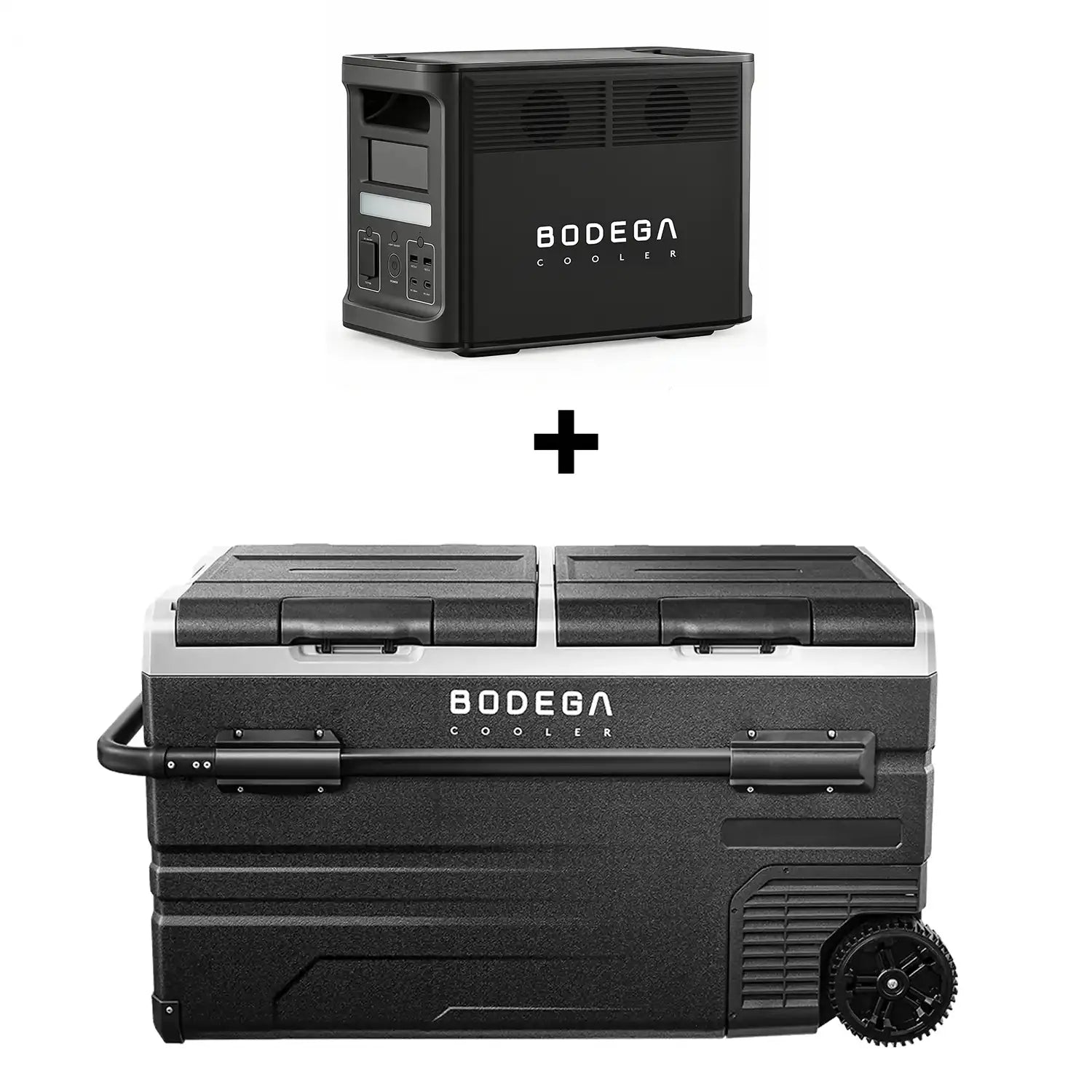 BODEGACOOLER Pro Dual-Zone Portable Refrigerator | 12V/24V Compressor Fridge-Freezer 121QT/115L