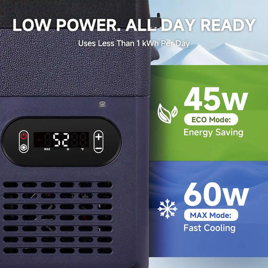 BODEGACOOLER 15L Mini Car Fridge 2 power modes