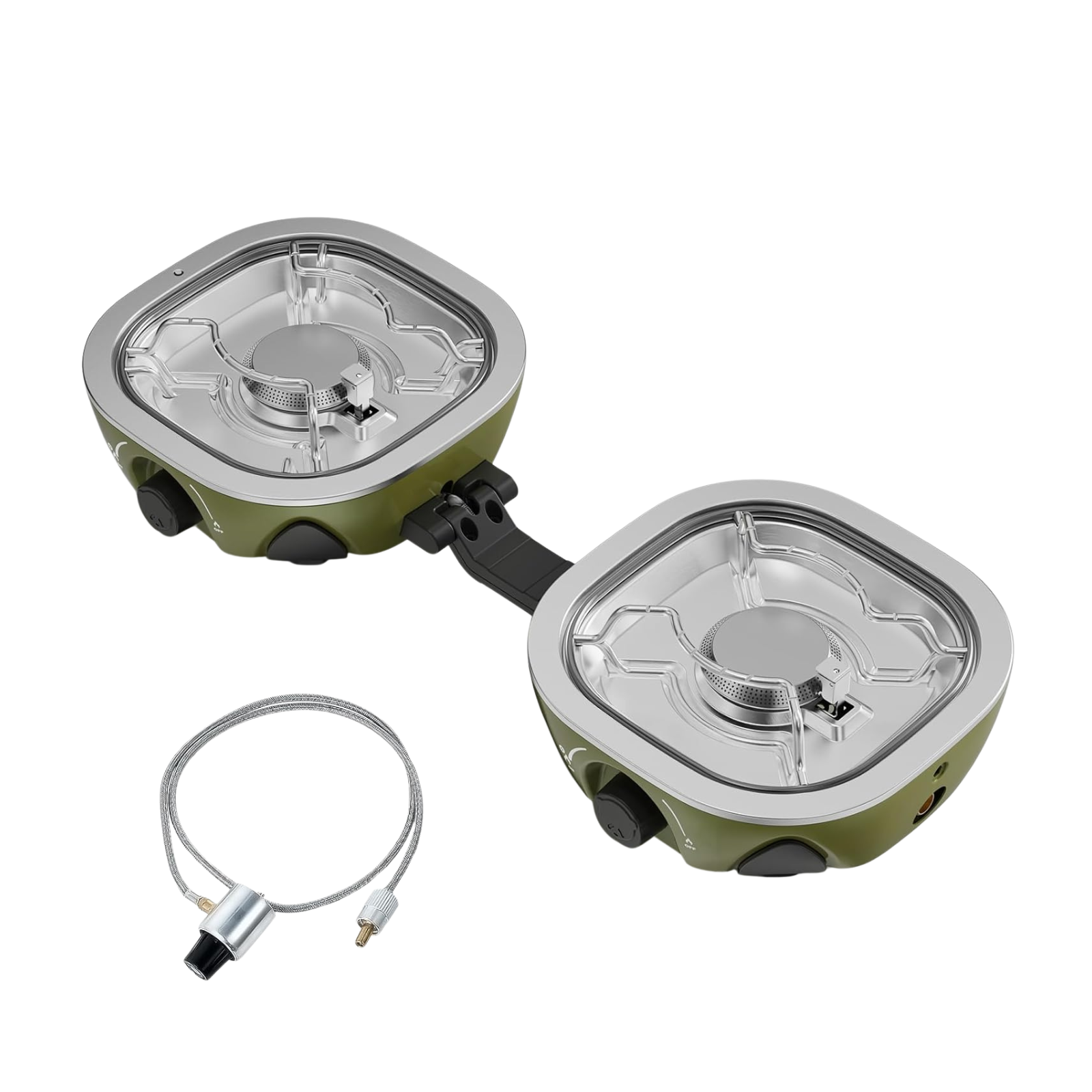 BODEGAcooler 2 Burner Camping Stove | Folding Propane Camp Stove