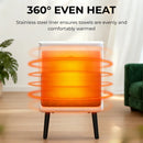 Towel Warmer Bucket with LED Fireplace