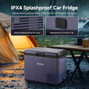 Electric Cooler Portable Fridge Freezer IPX4 Rating Water Resistant 65qt