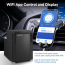 BODEGACOOLER Upgraded 12-Volt Refrigerator, 45L(1.6cu.ft) RV Fridge and Freezer with APP Control & Lock, Portable Electric Cooler -4℉ to 46℉, 12/24V DC for Truck, RV, Camping, Travel