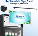 BODEGACOOLER 7.71 Cu.ft Large Capacity Commercial Refrigerator with Glass Door
