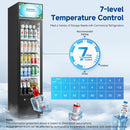BODEGACOOLER 7.71 Cu.ft Large Capacity Commercial Refrigerator with Glass Door