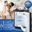 BODEGACOOLER Upgraded 12-Volt Refrigerator, 45L(1.6cu.ft) RV Fridge and Freezer with APP Control & Lock, Portable Electric Cooler -4℉ to 46℉, 12/24V DC for Truck, RV, Camping, Travel