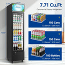 BODEGACOOLER 7.71 Cu.ft Large Capacity Commercial Refrigerator with Glass Door