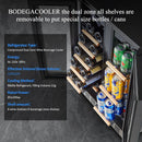 BODEGACOOLER 24 Inch Dual Zone Wine and Beverage Refrigerator
