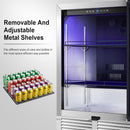 BODEGACOOLER 24 Inch Dual Zone Under Counter Beverage Fridge for Outdoor Use