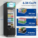 BODEGACOOLER 6.34 Cu.ft Commercial Refrigerator with Glass Door