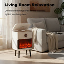 Towel Warmer Bucket with LED Fireplace