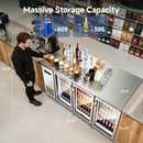 Bodega Commercial Beverage Refrigerator with LED Lighting