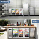 Bodega Commercial Bar Refrigerator with Casters