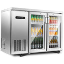 BODEGACOOLER Back Bar Cooler 12 CuFt LED Lock Casters
