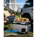 BODEGACOOLER portable car refrigerator with low noise operation for quiet camping evenings