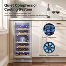 BODEGACOOLER Small Wine Refrigerator for Kitchen