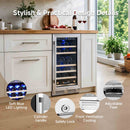BODEGACOOLER Compact Wine Cellar for 32 Bottles