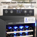 BODEGACOOLER freestanding wine cooler with beech wood shelves