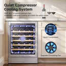 BODEGACOOLER temperature controlled wine fridge 41-72°F