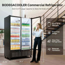 BODEGACOOLER Double Glass Door Beverage Cooler