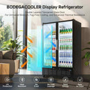 BODEGACOOLER Commercial Beverage Refrigerator with Adjustable Shelves