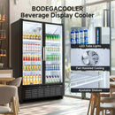 BODEGACOOLER Glass Door Merchandiser Cooler for Drinks