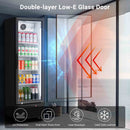 BODEGACOOLER Commercial Beverage Refrigerator Glass Door Display Cooler