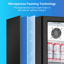 BODEGACOOLER Commercial Beverage Refrigerator Glass Door Display Cooler