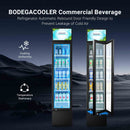 BODEGACOOLER Commercial Refrigerator, 5.7 Cu.Ft Glass Door Beverage Cooler | Merchandiser Refrigerator with Adjustable Shelves, Upright Single Swing Glass Door Display Refrigerator with Soft LED Light