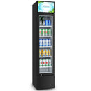 BODEGACOOLER Commercial Refrigerator, 5.7 Cu.Ft Glass Door Beverage Cooler | Merchandiser Refrigerator with Adjustable Shelves, Upright Single Swing Glass Door Display Refrigerator with Soft LED Light