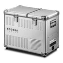 BODEGA Portable 50L Dual Zone Car Refrigerator Lightweight Aluminum