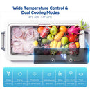 Portable Refrigerator with Rolling Wheels