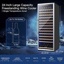 Demension of 408A wine cooler