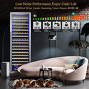 176 bottles large capacity wine cooler