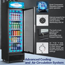 Commercial Glass Door Display Refrigerator Merchandiser 