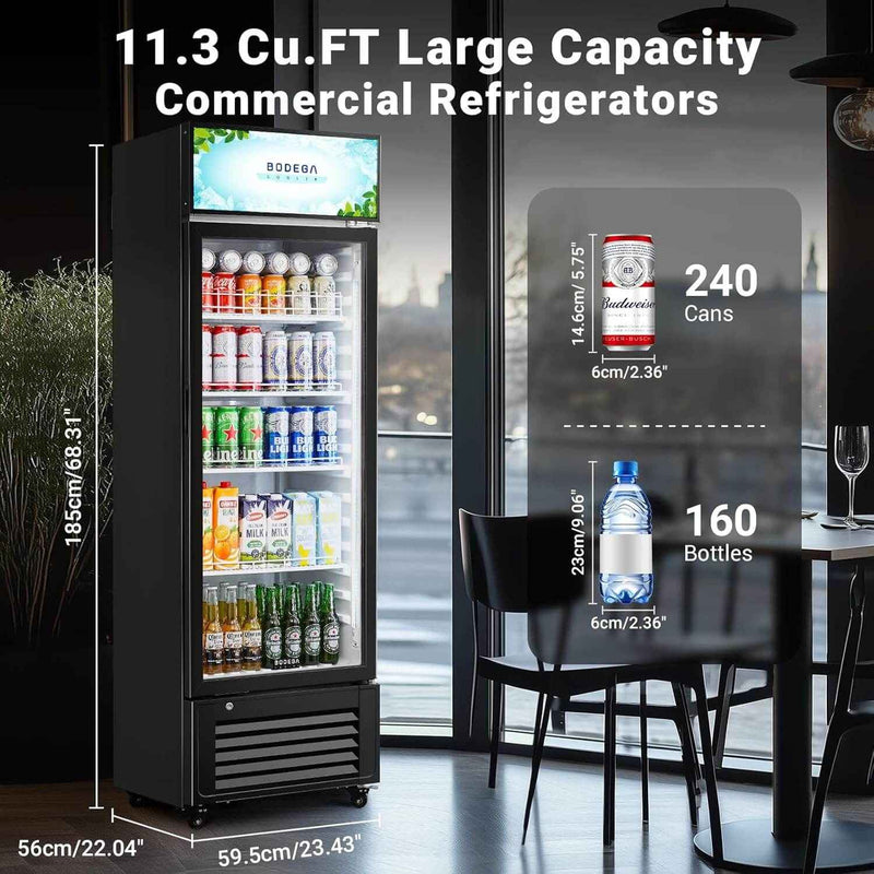 Display Refrigerator Merchandiser 11.3 Cu. Ft