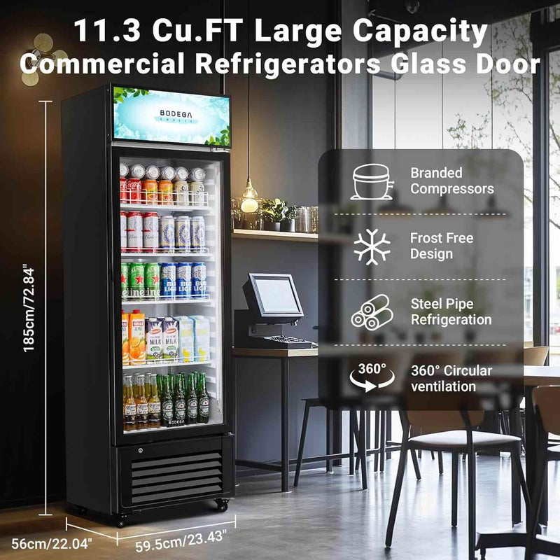 Display Refrigerator Merchandiser 11.3 Cu. Ft