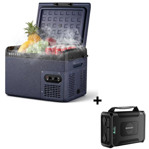 BODEGACOOLER 15L Mini Car Fridge | Compact Deep Freezer for Camping & Road Trips