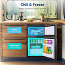 Bodegacooler RV Refrigerater Upright Freezer Dual Doors 83L/3 Cu.ft