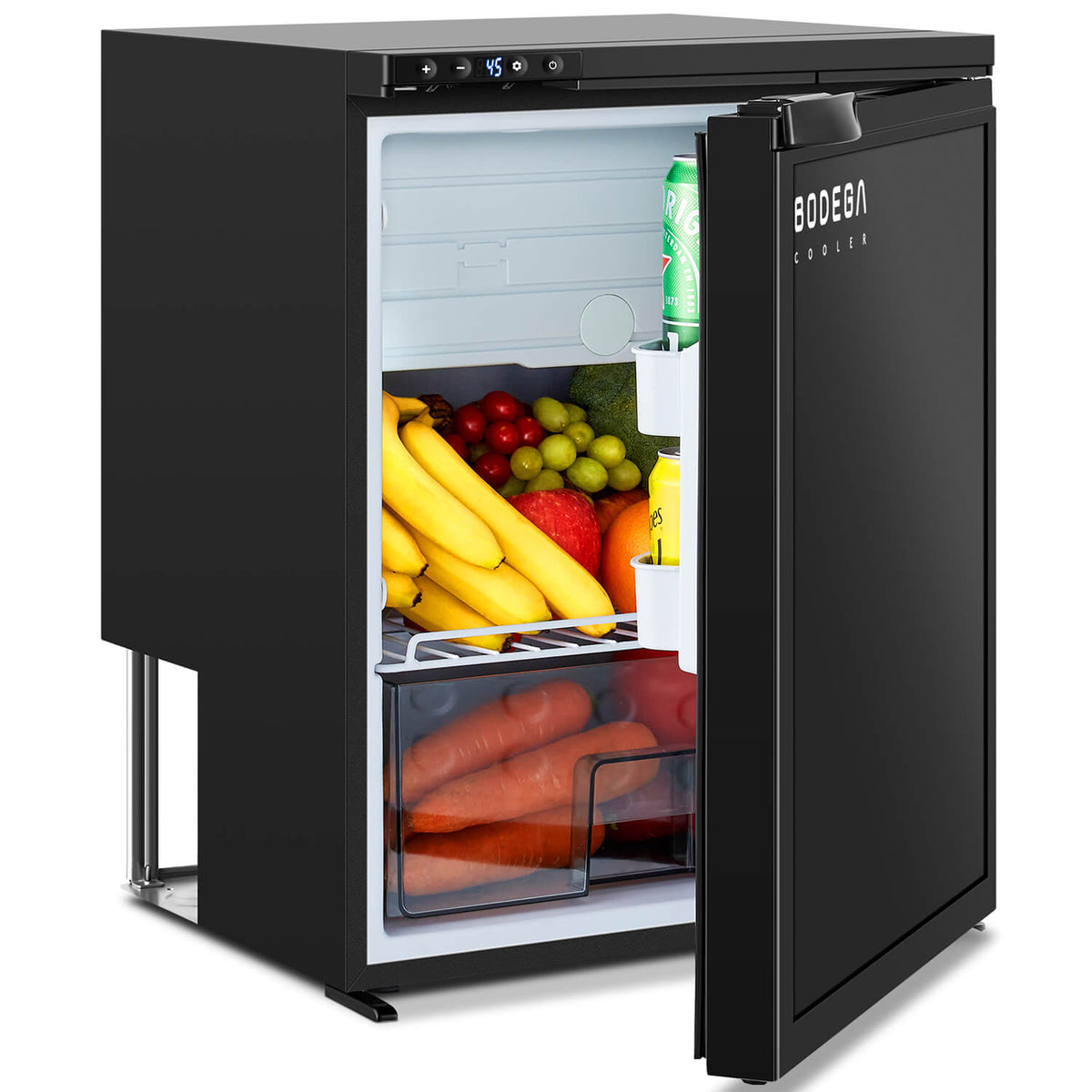 BODEGA cooler RV Portable Freezer 2.3cu.ft 65L | Dual-Zone 12V/24V Com