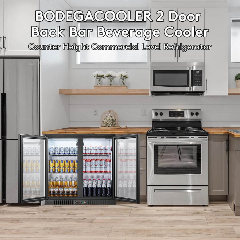 Bodega cooler Under Counter Back Bar Refrigerator 7.4 Cu.Ft 