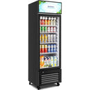 Commercial Glass Door Display Refrigerator Merchandiser 10cu.ft
