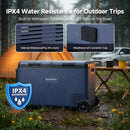 BODEGAcooler IP4X Water Resistance 12V Compressor Movable Cooler & Freezer |  100QT Dual Zone