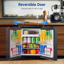 BODEGA 12 Volt Mini Refrigerator 1.25cu.ft 35.4L RV Fridge and Freezer