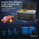 Electric Cooler 95qt Dual Zone