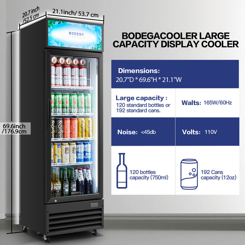 Display Refrigerator Merchandiser 9 cu.ft