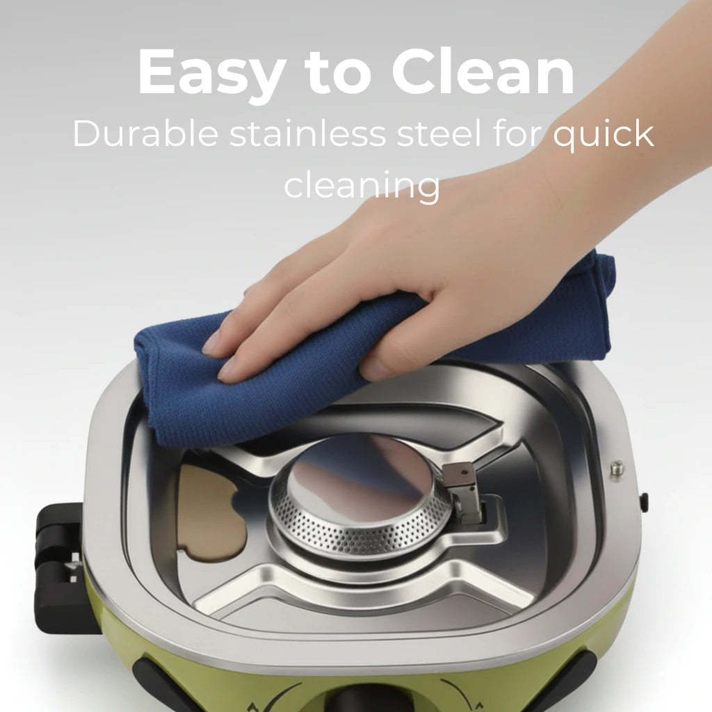 BODEGAcooler 2 Burner Camping Stove | Folding Propane Camp Stove