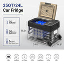 BODEGAcooler Small Portable Refrigerator 20QT With Wheels