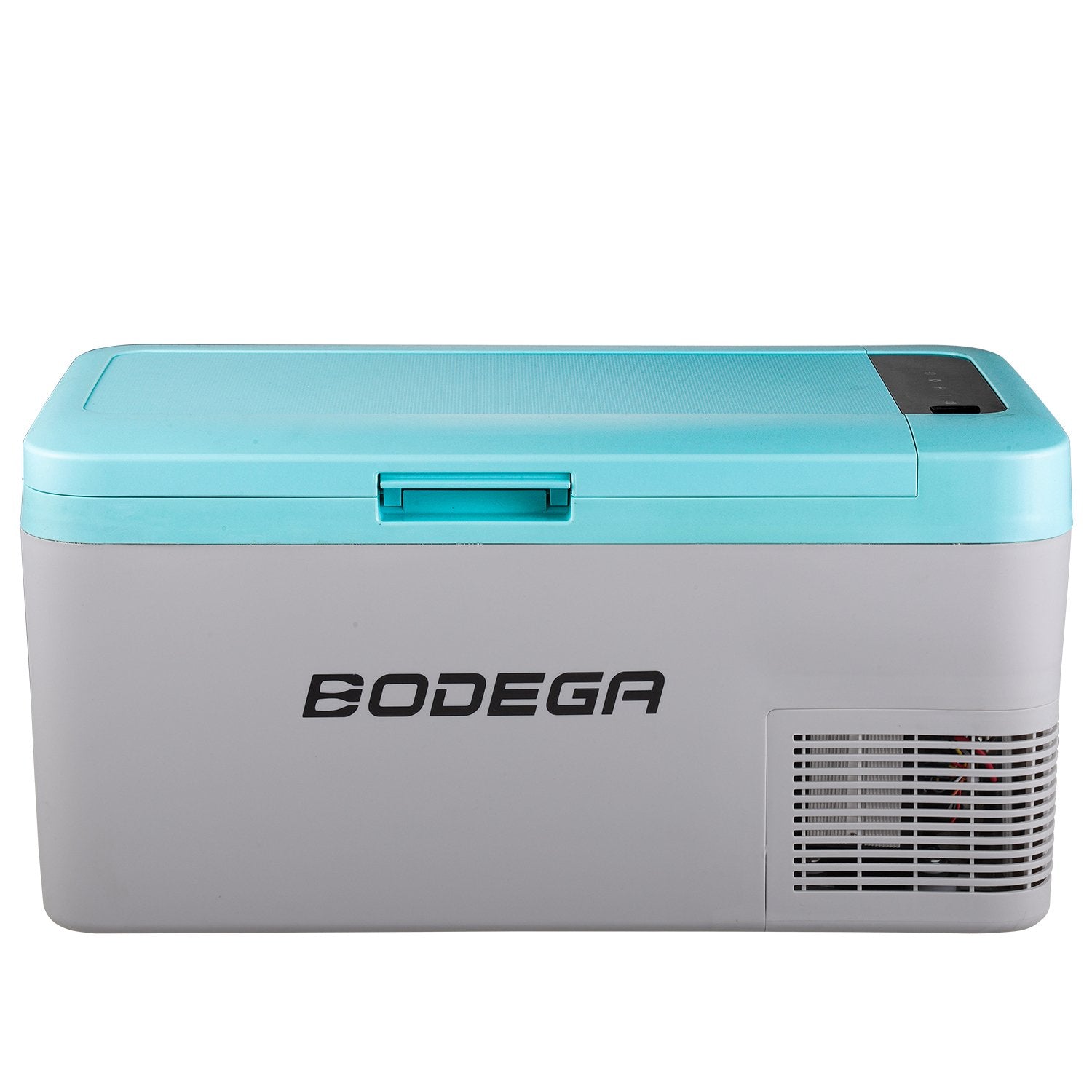 BODEGA 27 Quarts Portable Electric Car Cooler for a Family Trip - 25L RV  Refrigerator - Sky Blue 