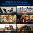 BODEGACOOLER 95L Dual-Zone Car Fridge | 100 Quart Portable 12V Refrigerator & Freezer for RV & Overlanding