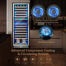 Bodegacooler AAobosi YC 408B_24 inch 154 Bottle dual zone wine cooler
